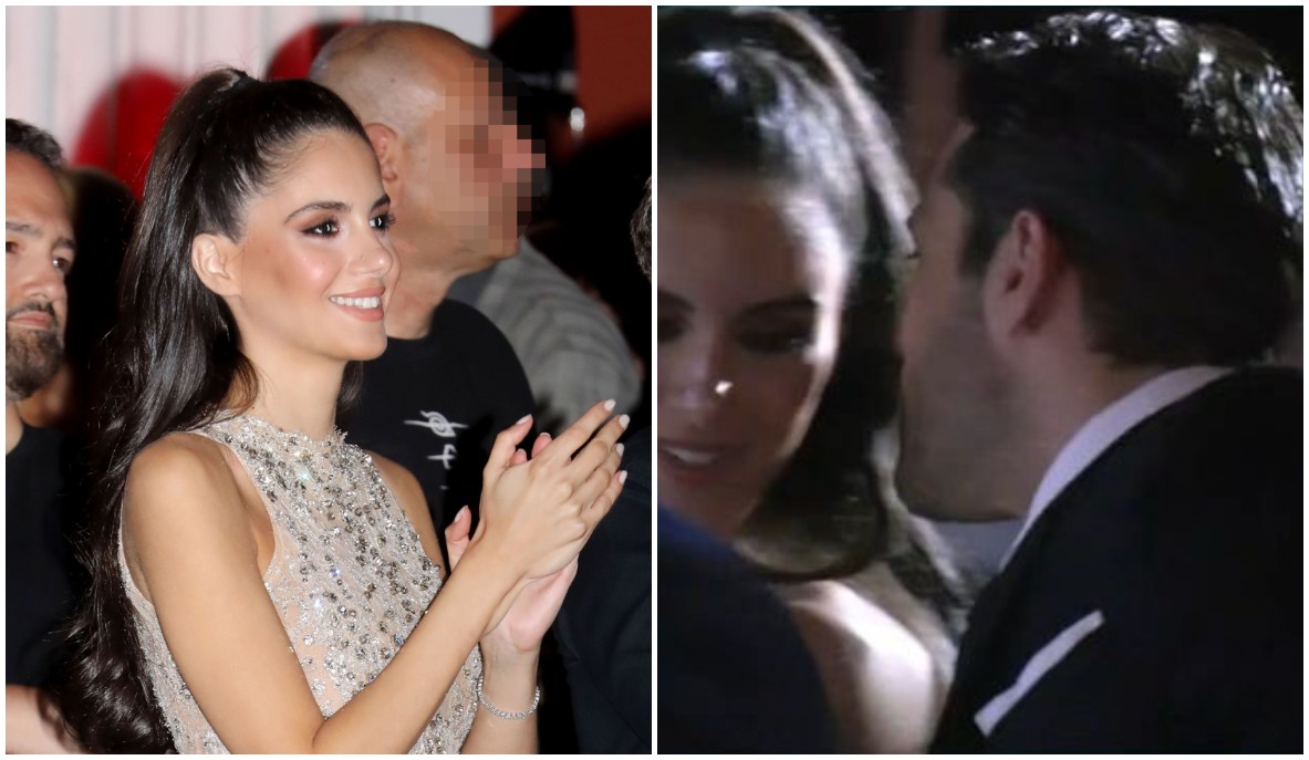 Αλεξάνδρα Νίκα: Με glam Celia Kritharioti φόρεμα στην απονομή του diamond album του συντρόφου της Κωνσταντίνου Αργυρού
