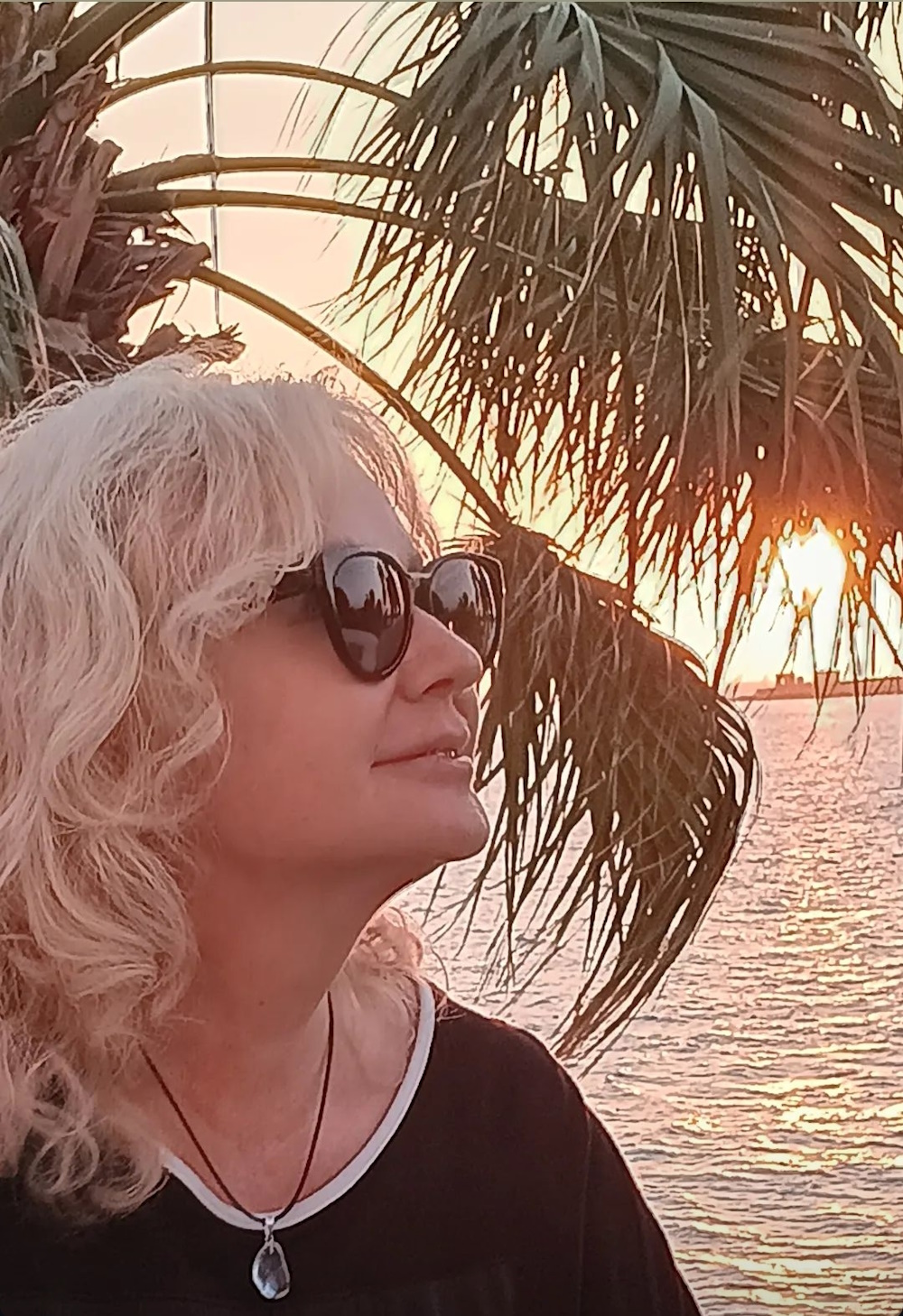 Μια στιγμή από τις διακοπές της Αγγελικής Νικολούλη.