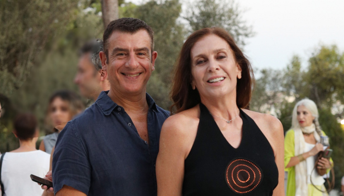 Κατερίνα Διδασκάλου: Με το print που δεν φεύγει ποτέ από τη μόδα σε έξοδό της