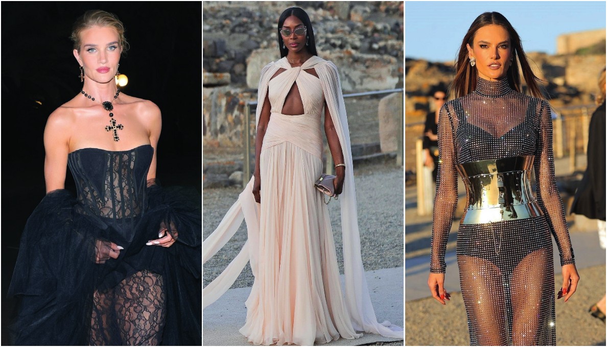 Τα glam looks στο σόου Αlta Moda 2024 των Dolce & Gabbana στη Σαρδηνία