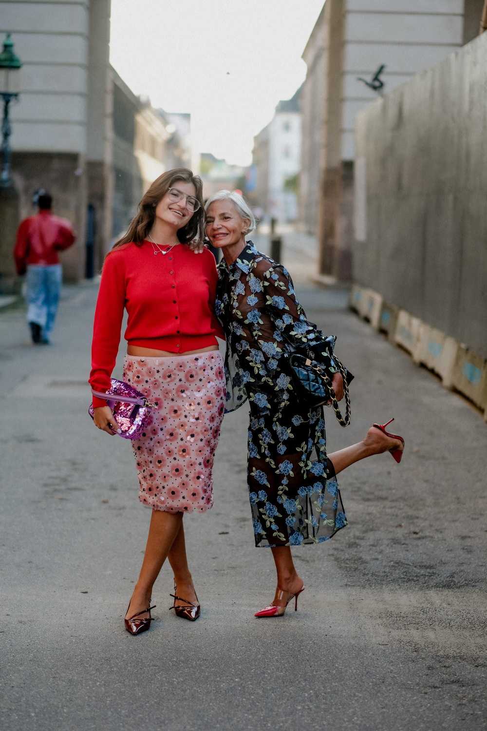 Cheyenne el Khoury και Grece Ghanem στο Rotate Spring Summer 2025 show.