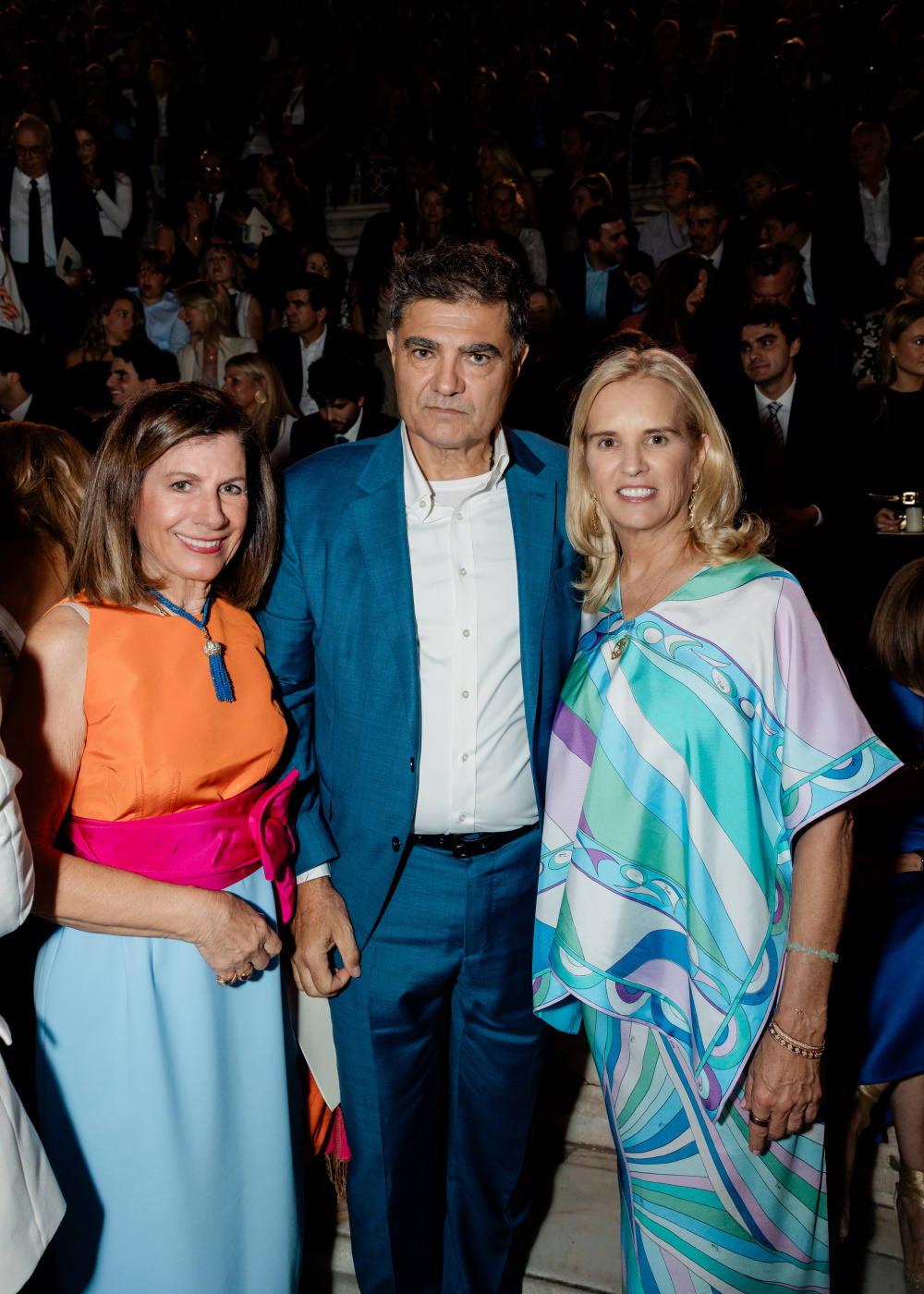 Οι Bobbi Smith, Γιάννης Β. Βαρδινογιάννης, Kerry Kennedy.