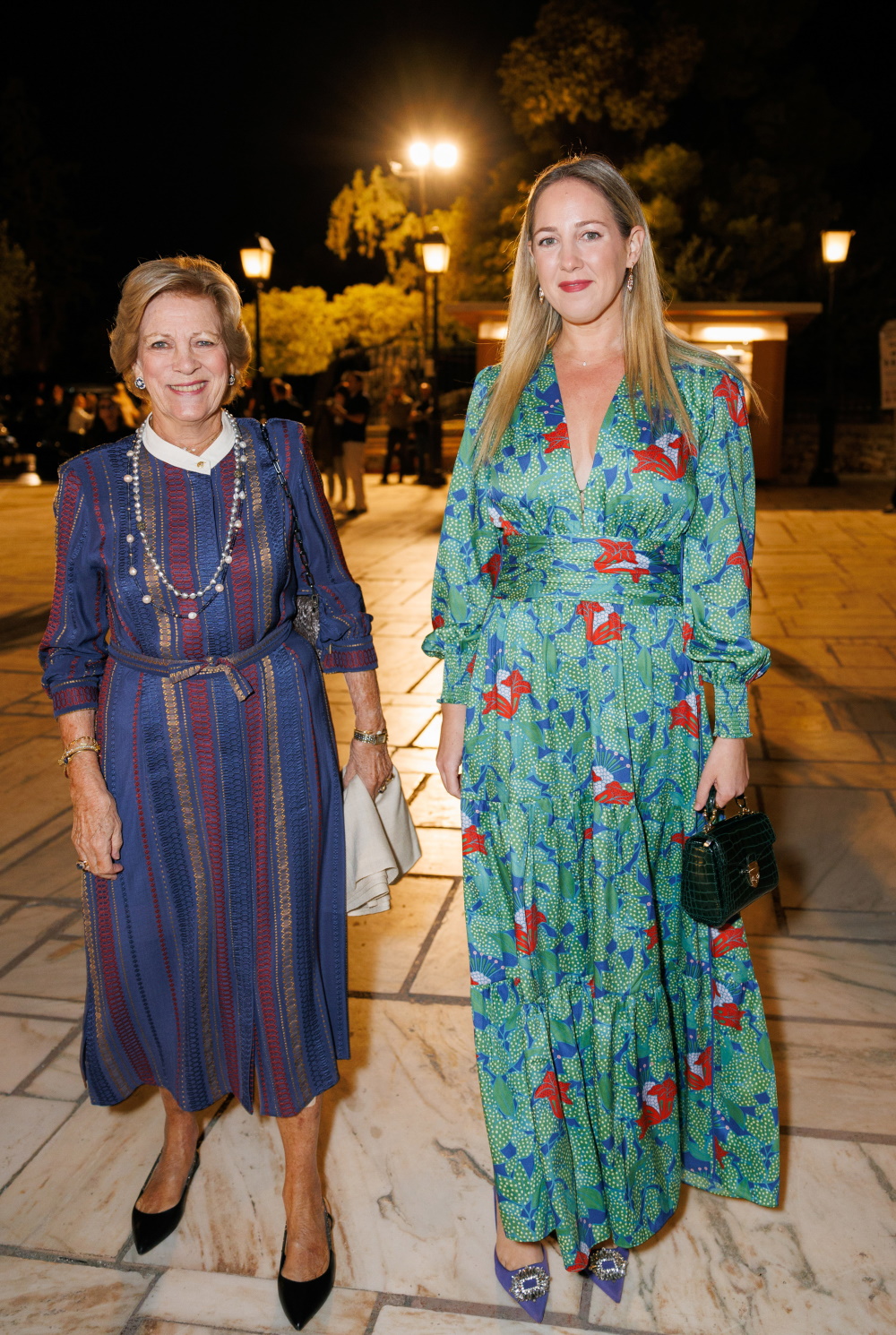 Η Άννα Μαρία με την κόρη της Θεοδώρα.