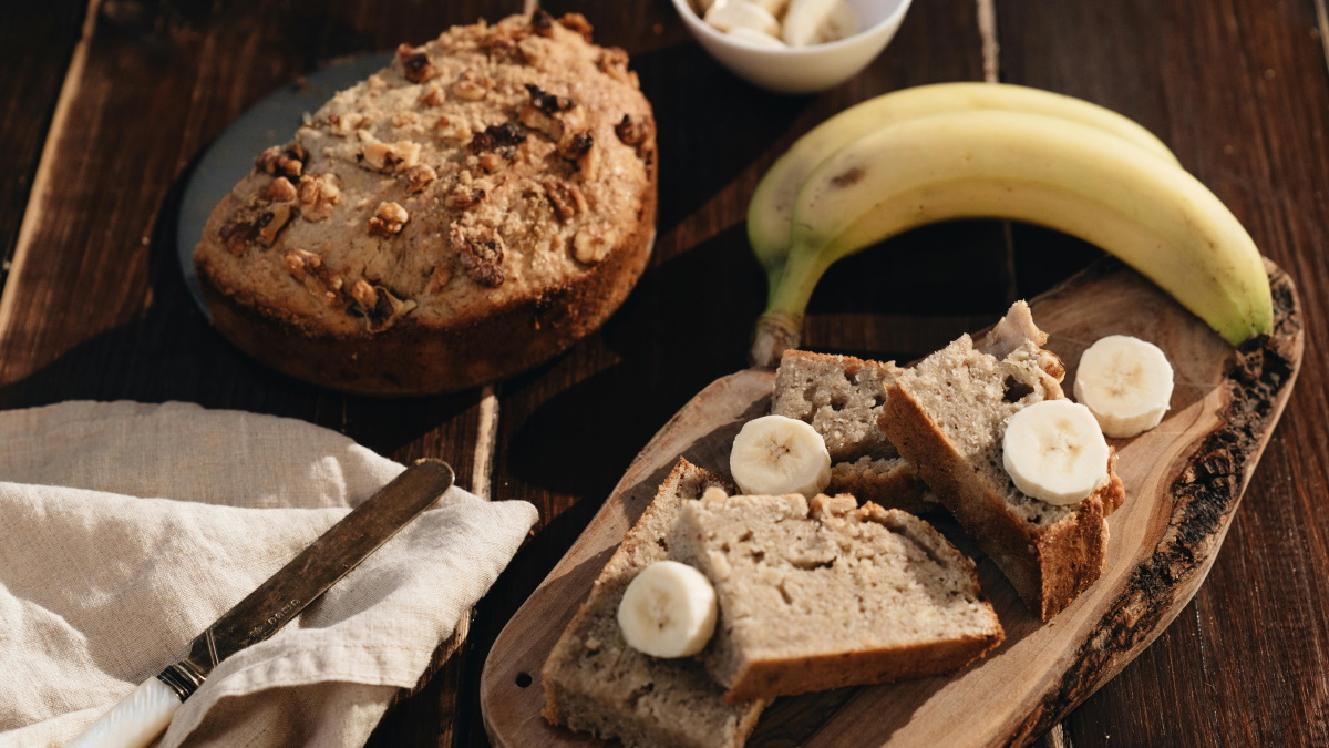 Εύκολο banana bread με 9 υλικά