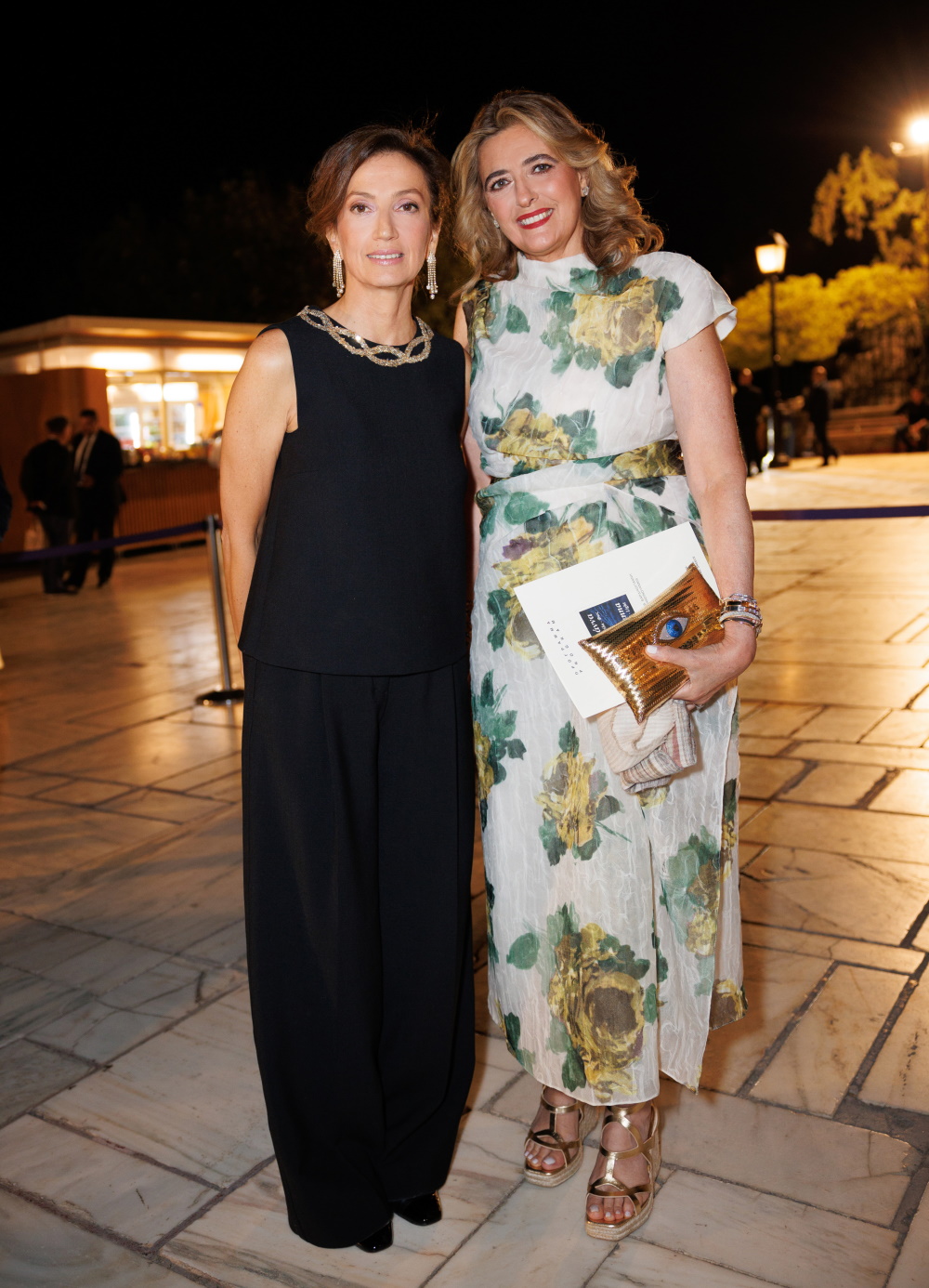 Οι Audrey Azoulay, Χριστιάννα Βαρδινογιάννη. 