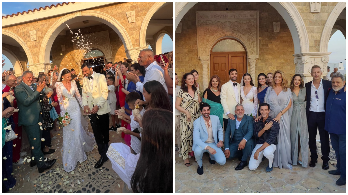 Κοραλία Καράντη: Με chic boho φόρεμα και καλοκαιρινό ανέμελο hair look στον γάμο του Αντρέα Γεωργίου