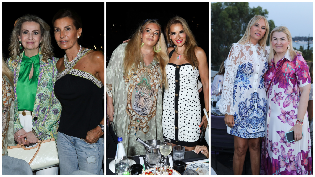 Πάστρα, Λεβέντη, Βρεττού στο glam δείπνο της Σίσσυς Παπαγεωργίου στην Αθηναϊκή Ριβιέρα