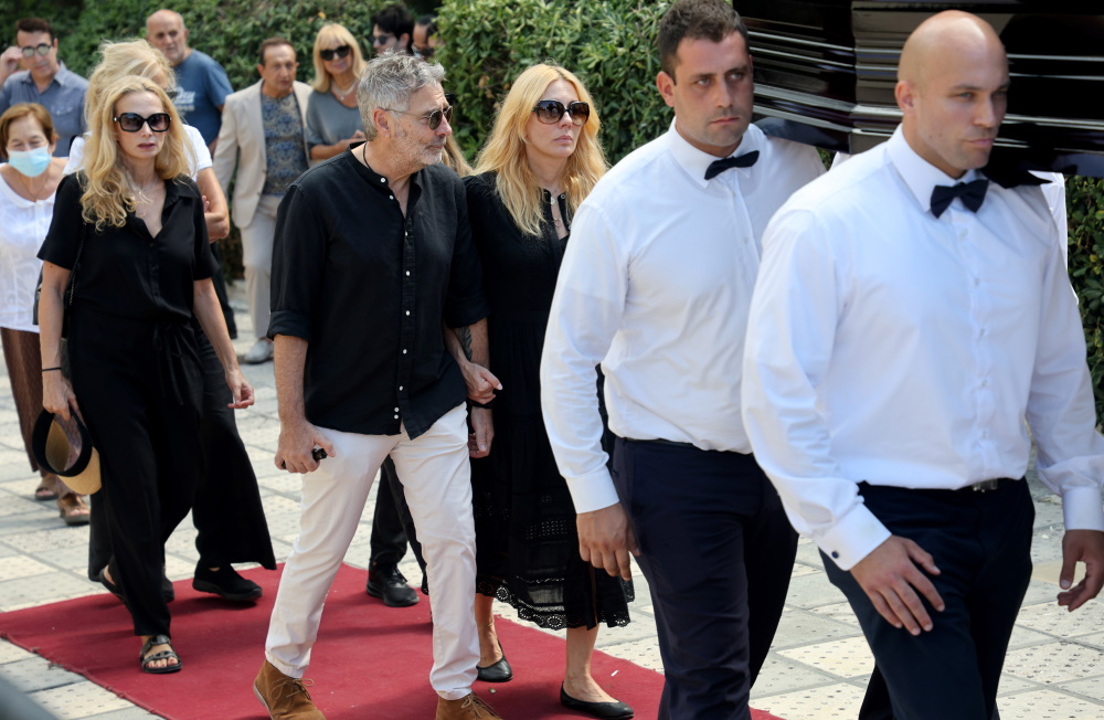 Η Σμαράγδα Καρύδη και ο Θοδωρής Αθερίδης.