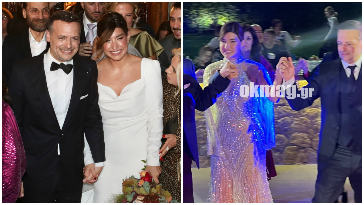 Γάμος Χάρη Δούκα – Γεωργίας Πολυτάνου: Τα bridal looks δια χειρός Όλγας Καραβερβέρη – Η embellished δημιουργία της νύφης στο γλέντι