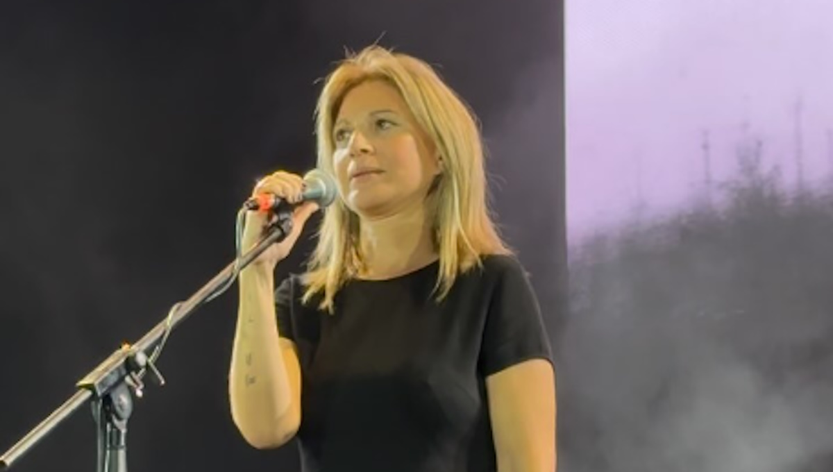 Τέμπη – Συγκίνησε η Μαρία Καρυστιανού στο Καλλιμάρμαρο: «Σήμερα τόσο δυνατά σίγουρα ακουγόμαστε στους δικούς μας»