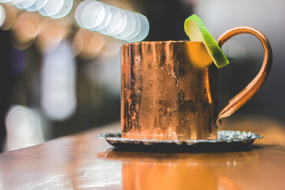 Το κοκτέιλ Moscow Mule.