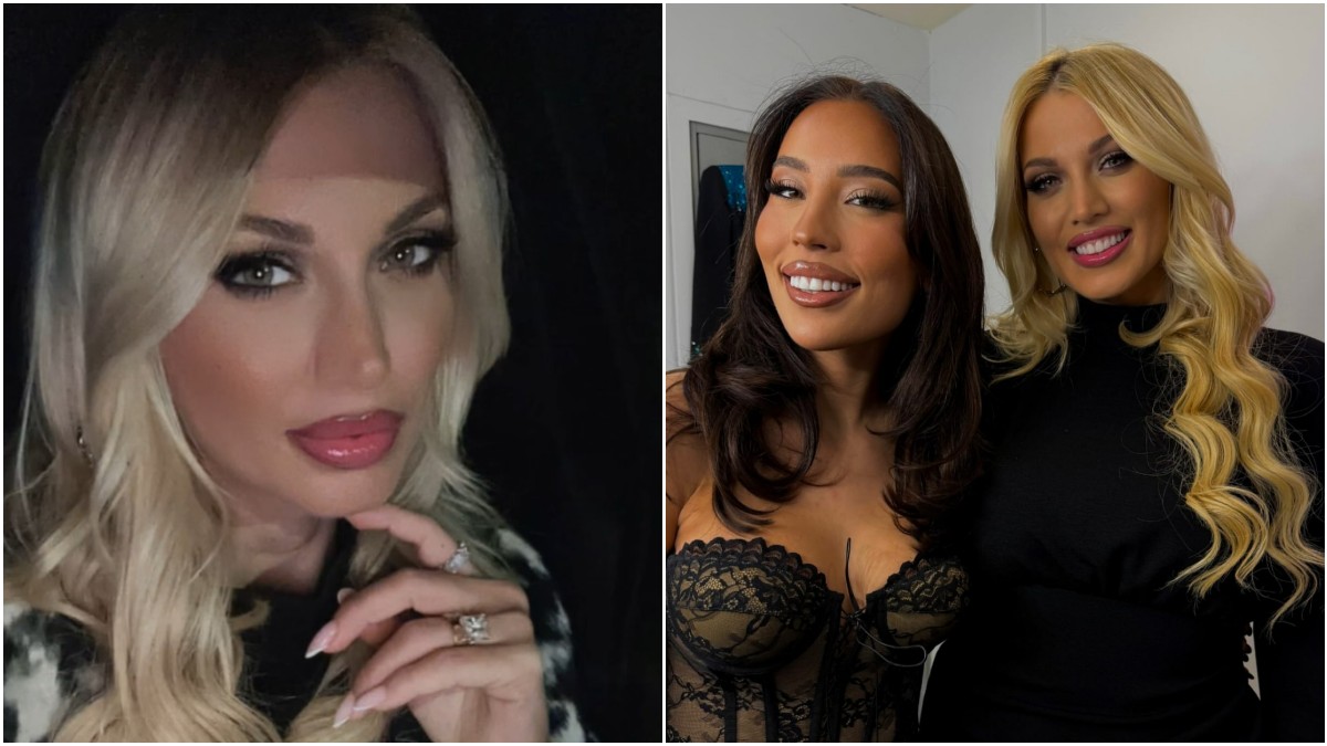 Κωνσταντίνα Σπυροπούλου: Με little black dress σε βραδινή έξοδο με τον σύζυγό της και την κουμπάρα της
