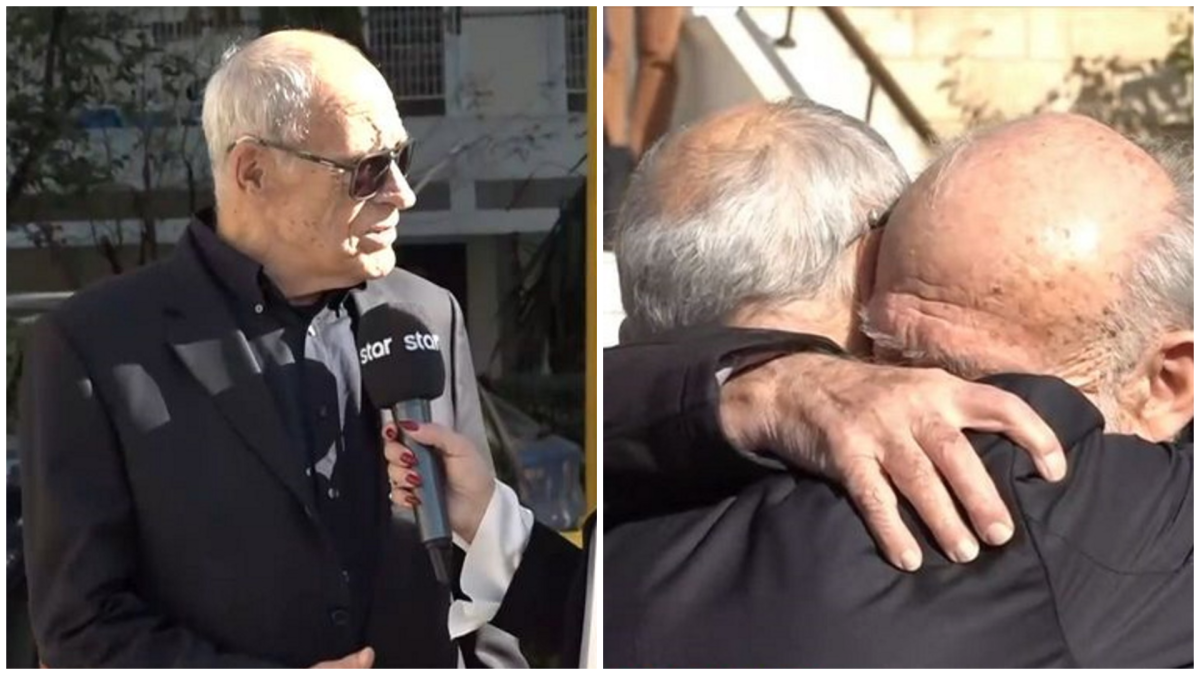 Κηδεία Κώστα Χαρδαβέλλα: Συντετριμμένοι οι Γιώργος Λιάνης και Γιάννης Δημαράς – «Λείπει ο ένας από τους τρεις Pεπόρτερ»