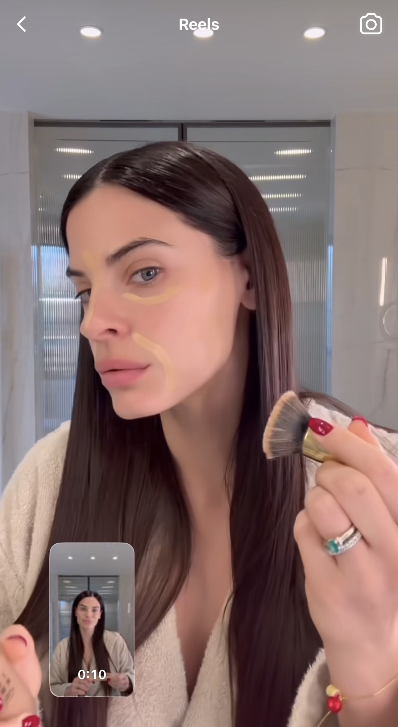 Χριστίνα Μπόμπα με concealer