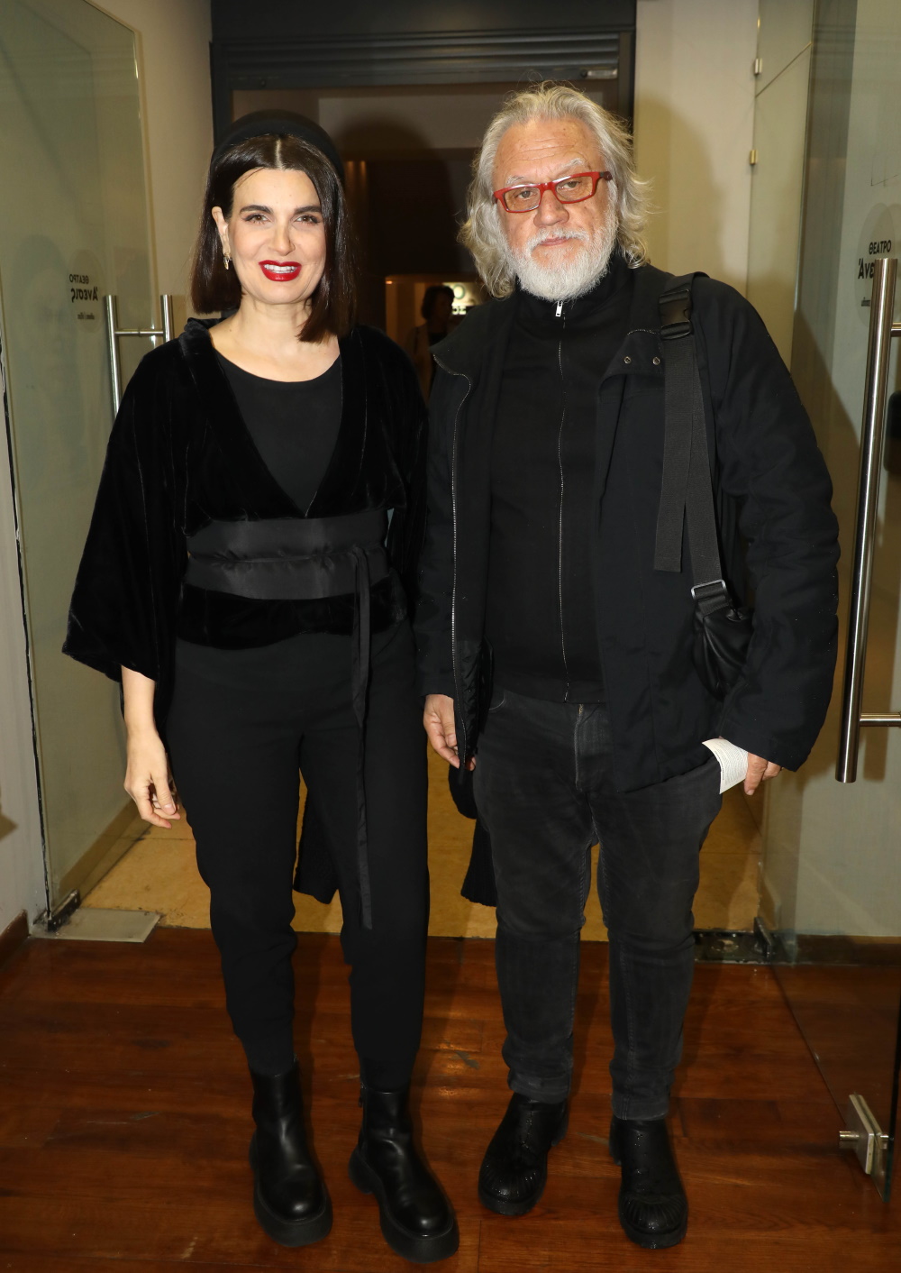 Η Εύα Νάθενα και ο Κώστας Λαμπρόπουλος.