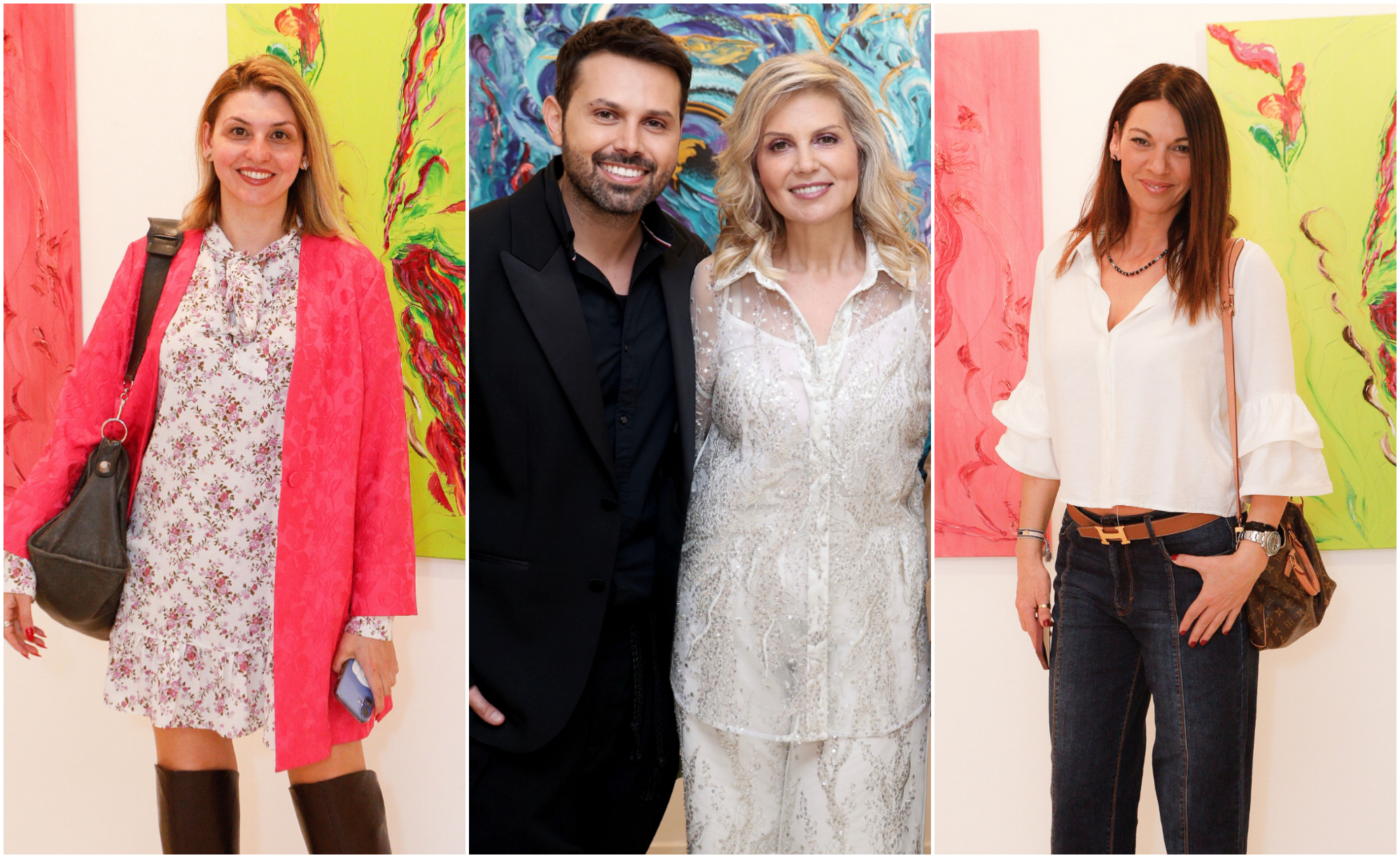 Χρήστος Κούτρας: Οι celebrities που έδωσαν το «παρών» στην έκθεση ζωγραφικής της μητέρας του, Βάσως Γεωργιάδου