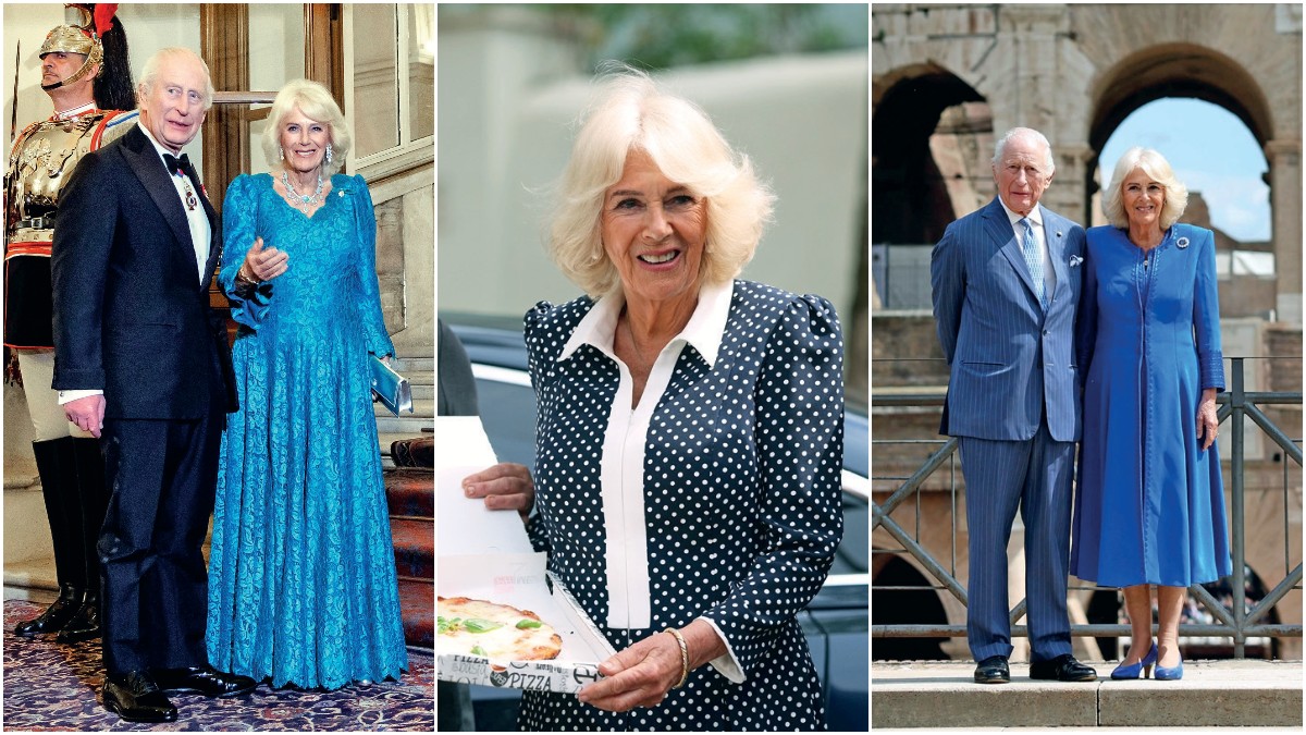 Βασίλισσα Καμίλα: 4 outfits που επέλεξε στο ταξίδι της στην Ιταλία με τον βασιλιά Κάρολο