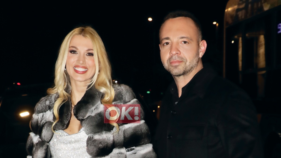 Κωνσταντίνα Σπυροπούλου: Με μεταλλιζέ σύνολο και fur jacket σε βραδινή έξοδο με τον Βασίλη Σταθοκωστόπουλο