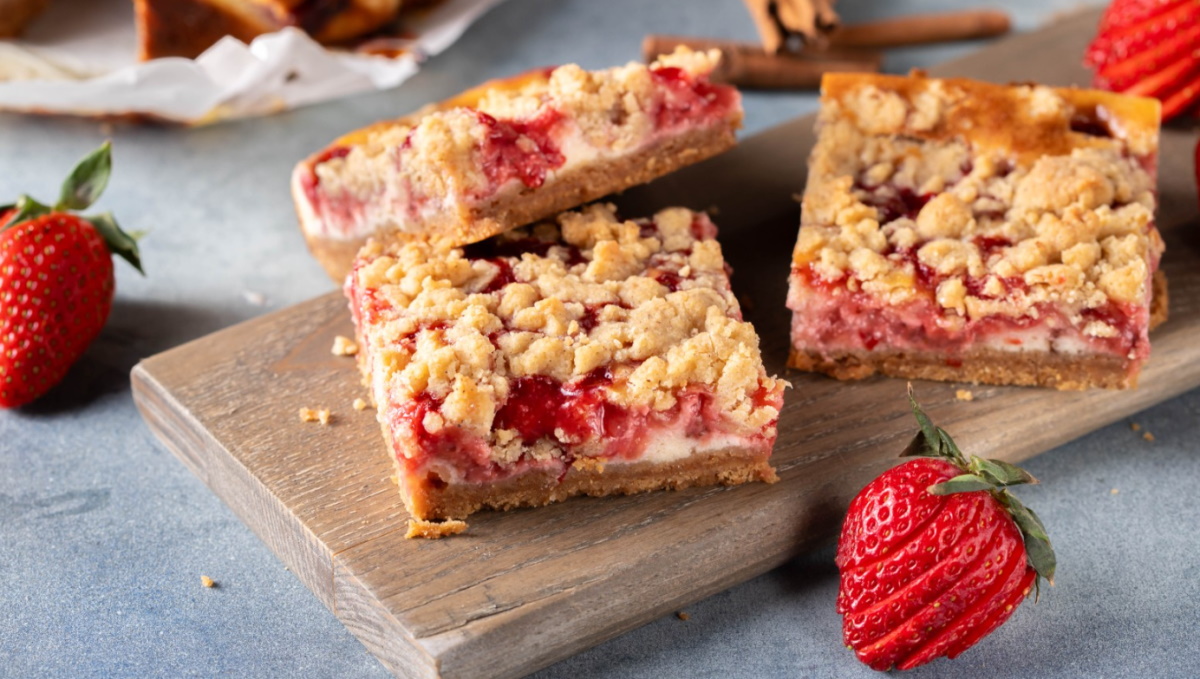 Cheesecake σε μπάρες για τους λάτρεις του!