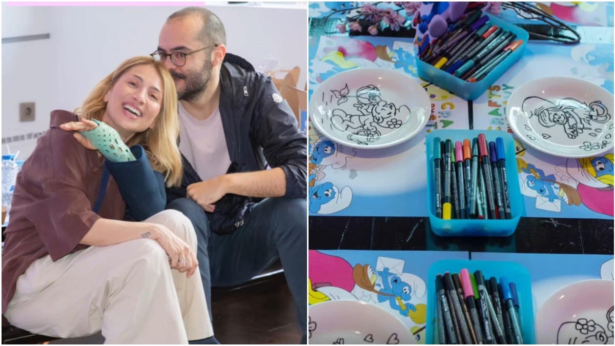 Μαρία Ηλιάκη: Το πάρτι υπερπαραγωγή για την κόρη της με θέμα τα Στρουμφάκια!