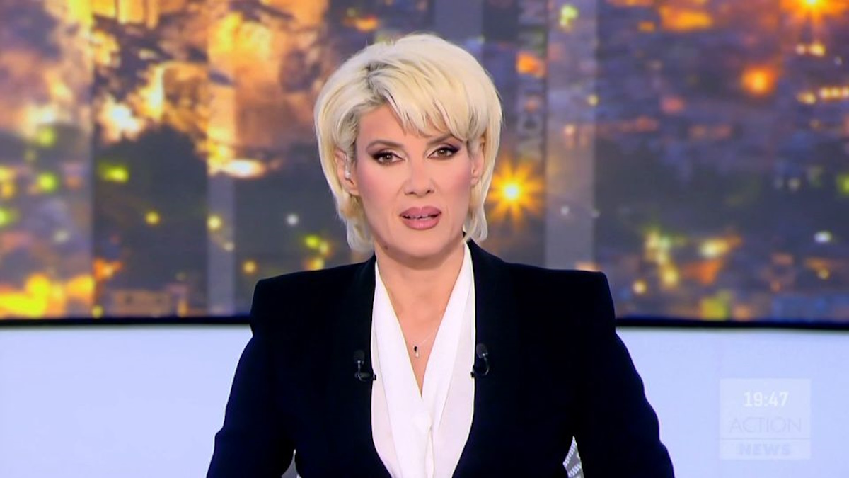 Εύη Φραγκάκη: H συγκινητική στιγμή που αποχαιρετά το δελτίο του Action 24