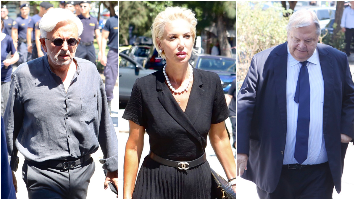 Κηδεία Λένας Σαμαρά: Σε βαρύ κλίμα το τελευταίο αντίο