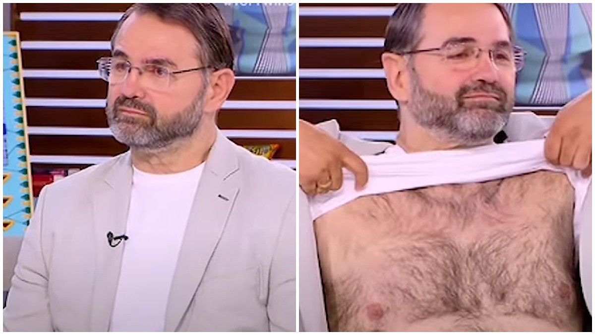 Σταύρος Μπαλάσκας: Σήκωσε την μπλούζα του on air – «Ο Καλλιακμάνης δεν έχει κάτι που έχω εγώ…»