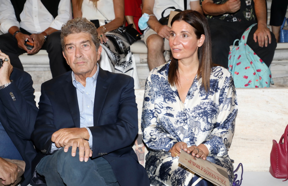 Ο Κώστας Βαρώτσος και η Δαναΐς Δανασσή.