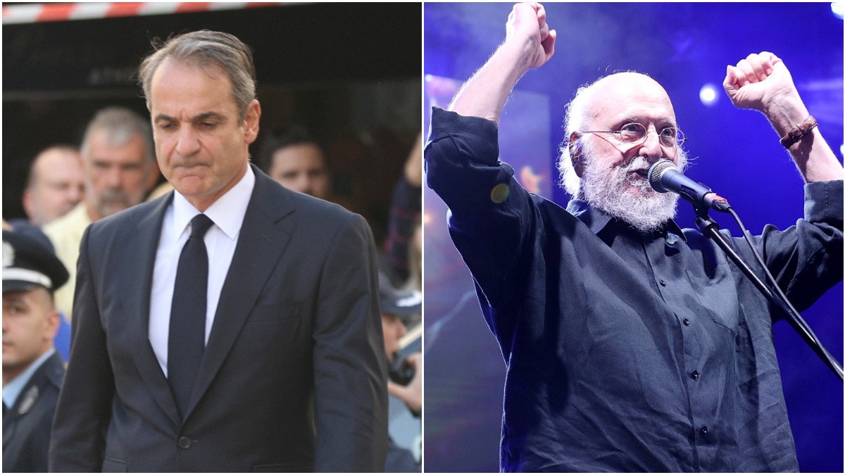 Ο επικήδειος λόγος του Κυριάκου Μητσοτάκη για τον Διονύση Σαββόπουλο: «Δεν είμαι εδώ μόνο ως φίλος και θαυμαστής – Νιόνιο μας, θα σε αποχαιρετήσω με ένα μεγάλο ευχαριστώ»