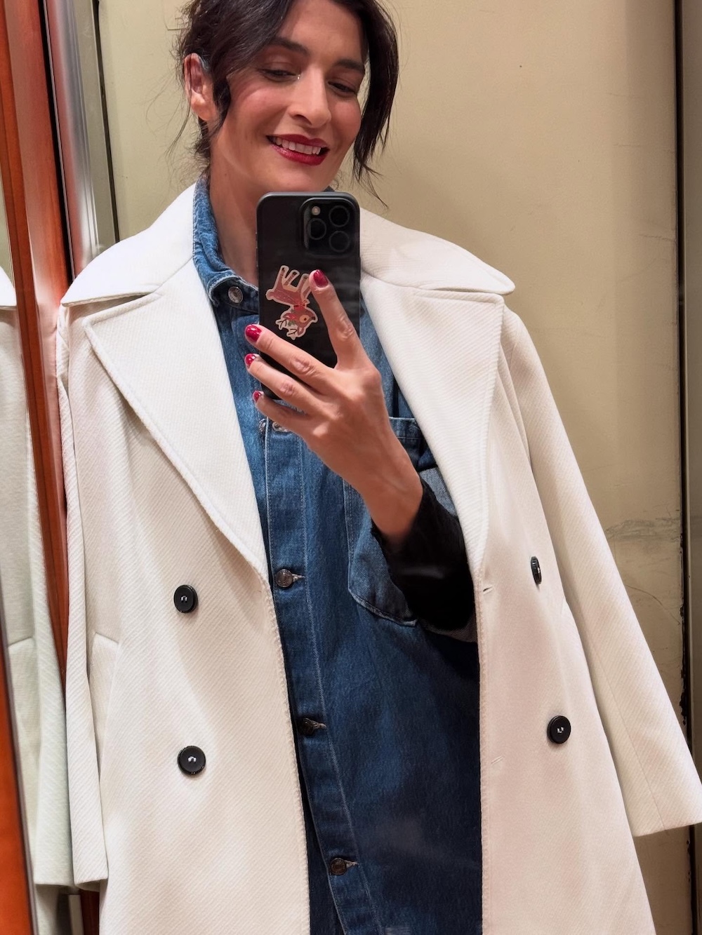 το look της Αντιγόνης Κουλουκάκου