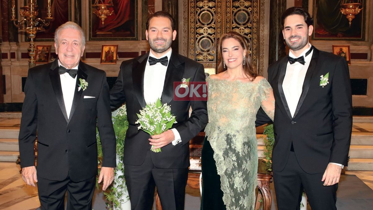 Δημήτρης Αβραμόπουλος – Βίβιαν Σπανούλη: Οι φωτογραφίες από τον γάμο του γιου τους