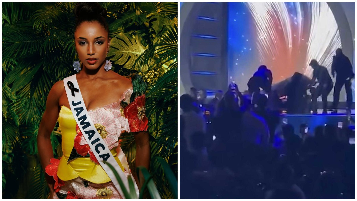 Miss Universe 2025: Η Miss Jamaica έπεσε στο κενό κατά τη διάρκεια της πασαρέλας- Προκάλεσε τον πανικό των θεατών