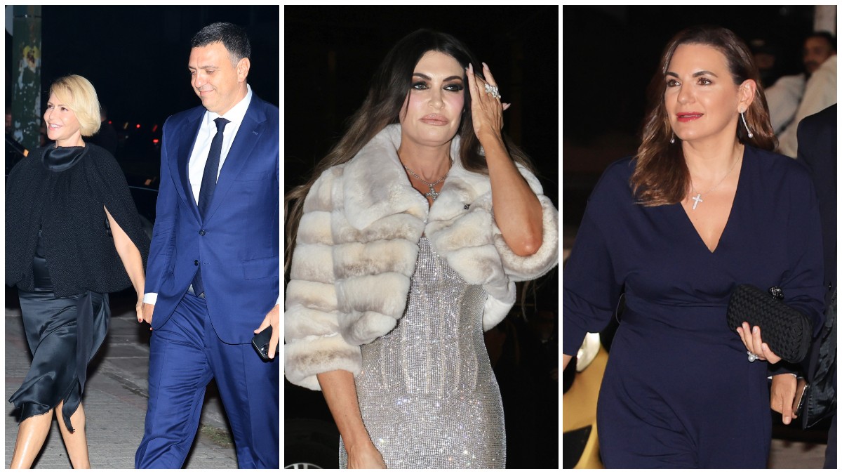 Κίμπερλι Γκίλφοϊλ: Κομψή εμφάνιση και λαμπεροί καλεσμένοι στο πριβέ πάρτι του Κωνσταντίνου Αργυρού