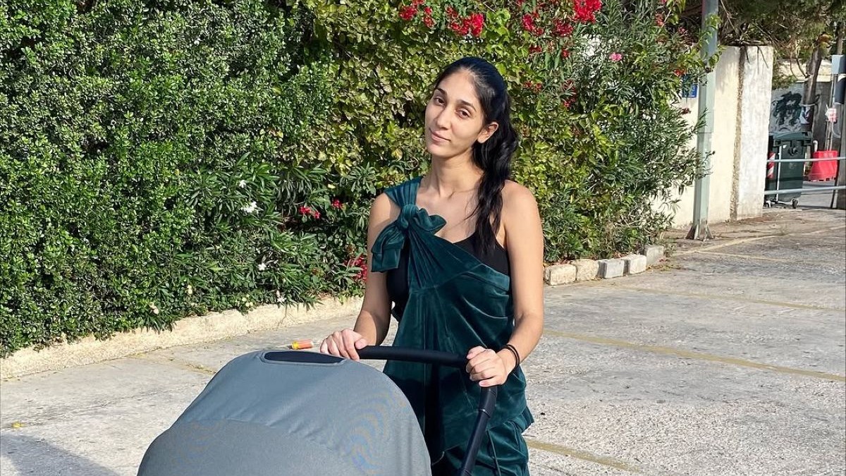 Παρασκευή Κερασιώτη: Η πρώτη βόλτα με τον νεογέννητο γιο της