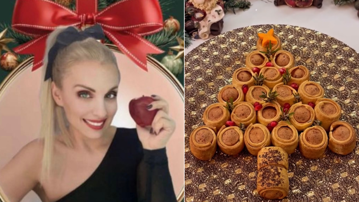 Αλμυρό χριστουγεννιάτικο δέντρο μόνο με δύο υλικά.