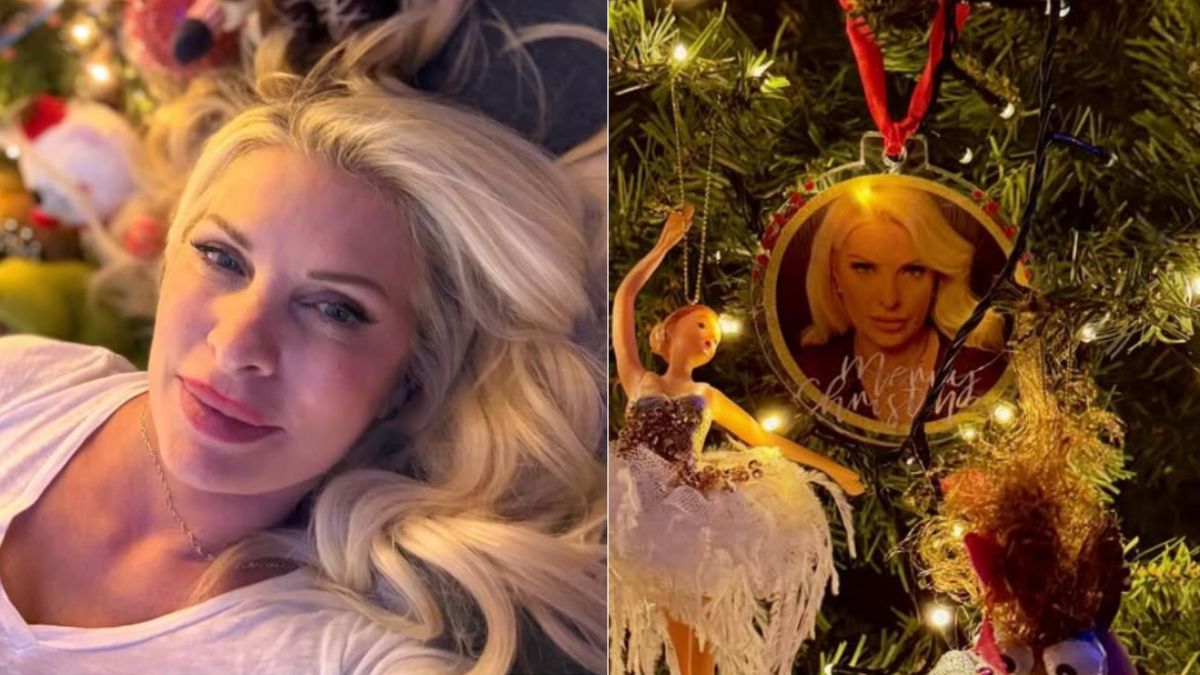 Ελένη Μενεγάκη: Σε γιορτινό mood ποζάρει κάτω από το χριστουγεννιάτικο δέντρο – «Μύρισαν Χριστούγεννα»