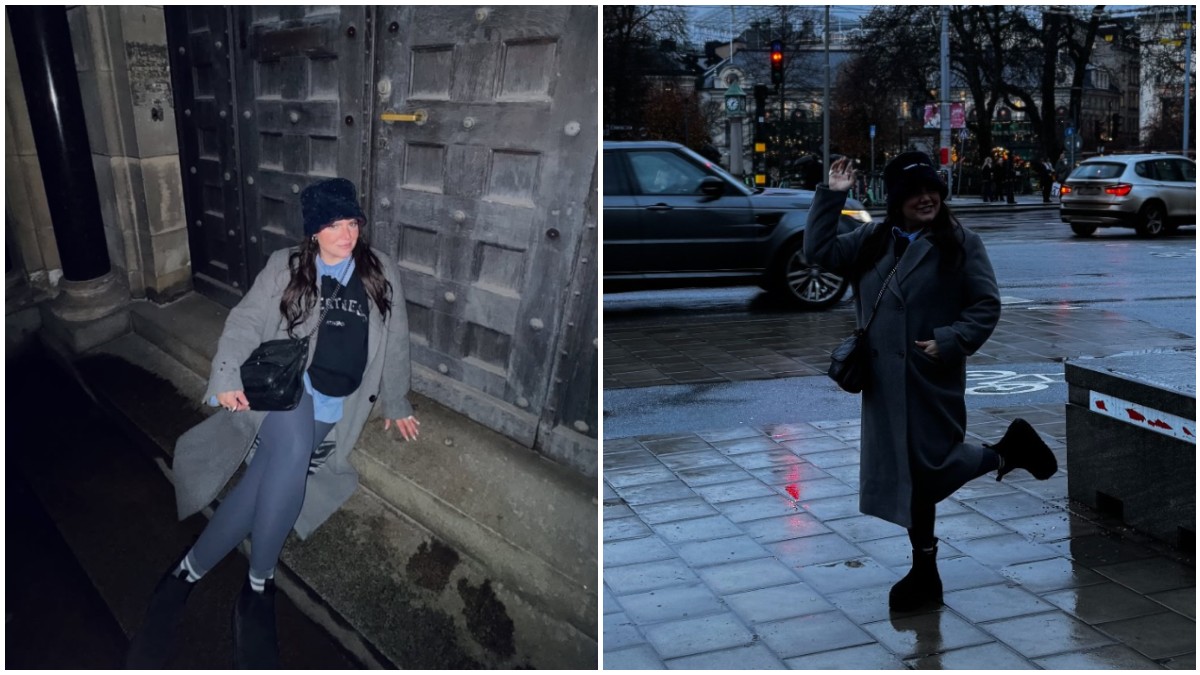 Δανάη Μπάρκα: Οι βόλτες της στη Στοκχόλμη – Τα χειμωνιάτικα τοπία και το «ζεστό κρασί»