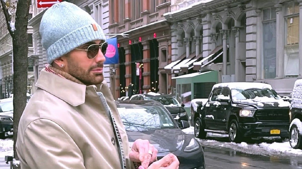 Νίκος Κοκλώνης: Stylish στους δρόμους της Νέας Υόρκης