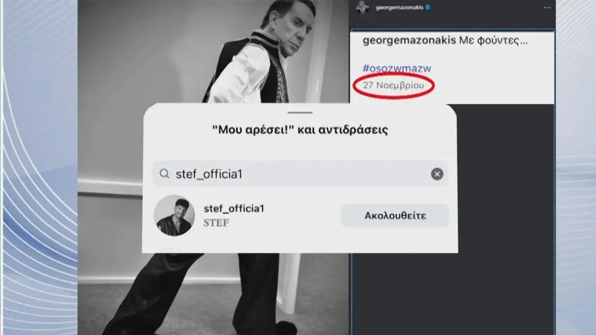 Γιώργος Μαζωνάκης: Ο νεαρός τραγουδιστής που τον κατήγγειλε, έχει κάνει πρόσφατα like σε φωτογραφία του – Η απάντηση του δικηγόρου του