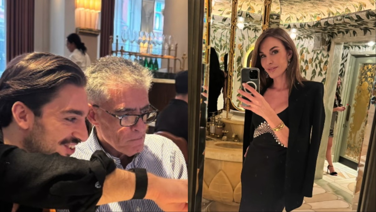 Νίκος Ευαγγελάτος – Τατιάνα Στεφανίδου: Για δείπνο με τον γιο τους Νικόλα στο Λονδίνο