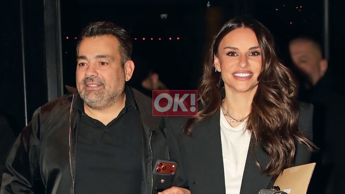 Σπάνια κοινή βραδινή έξοδος με τον επιχειρηματία σύζυγό της, Παυλο Πετρουλάκη