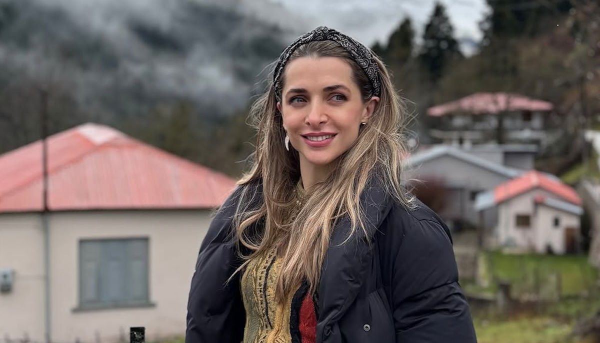 Βασιλική Τρουφάκου: Χριστούγεννα μαζί με τον γιο της στα Τρίκαλα