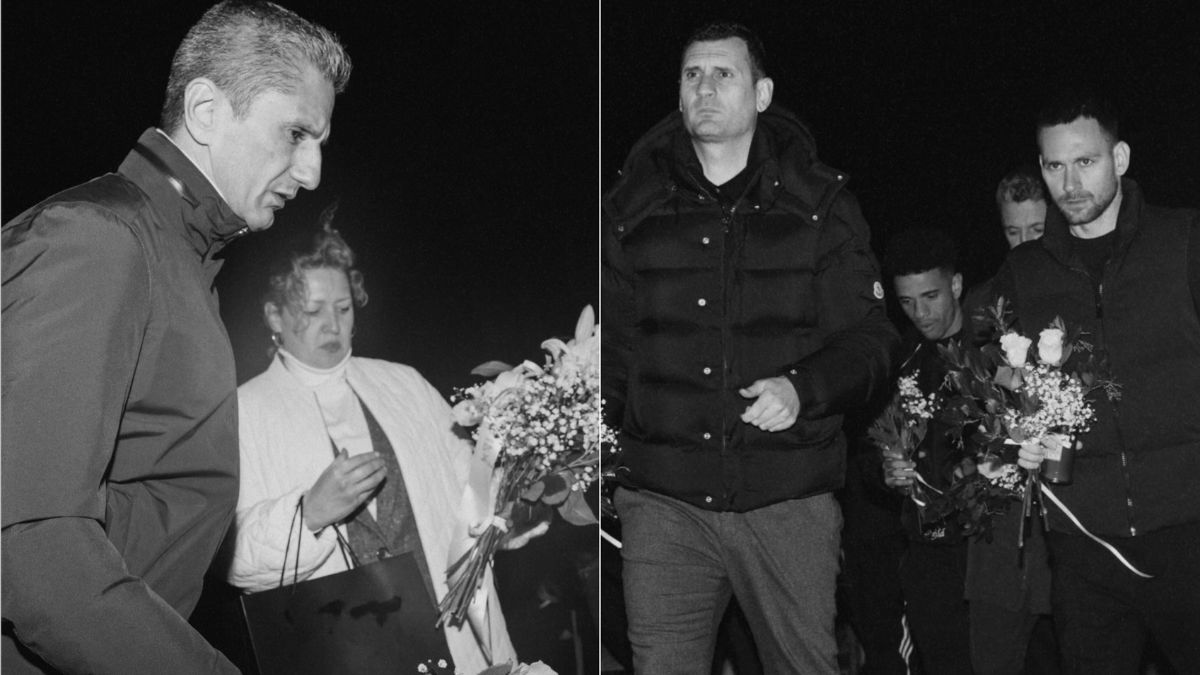 Οι παίκτες του ΠΑΟΚ αποχαιρετούν τα θύματα της τραγωδίας