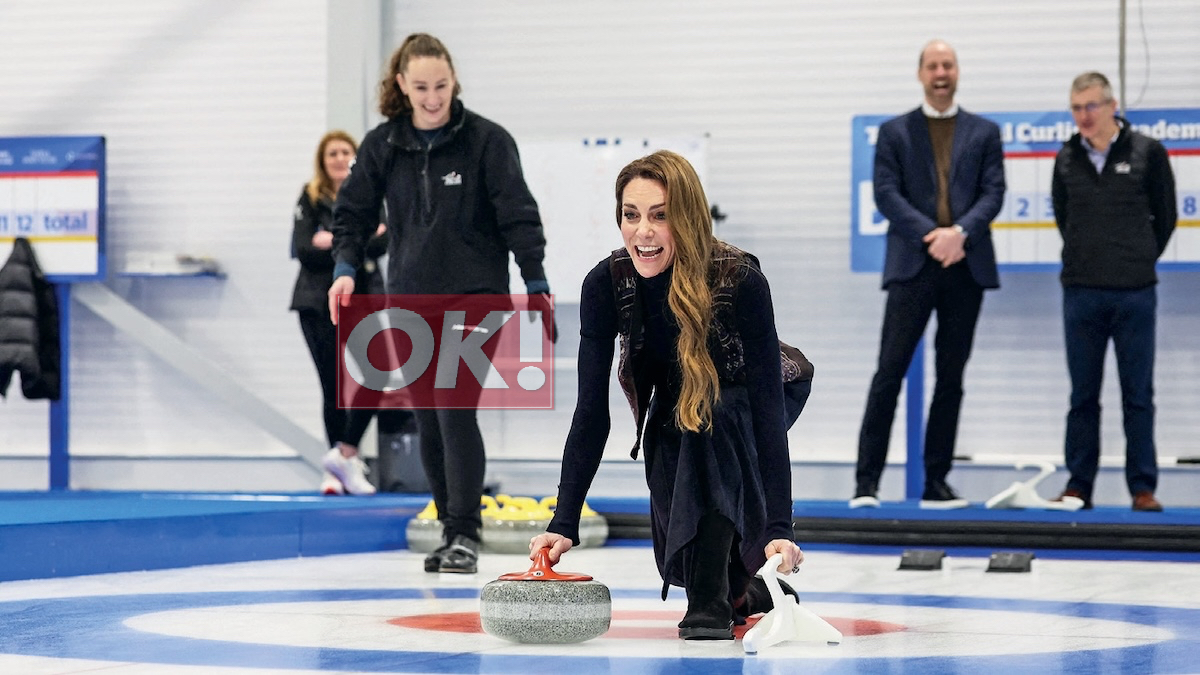 Πρίγκιπας και Πριγκίπισσα της Ουαλίας: Δοκίμασαν τις ικανότητές τους στο Κέρλινγκ