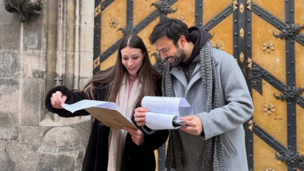 Ο Αντρέας Γεωργίου και η Σιμώνη Χριστοδούλου σε γυρίσματα στη Γερμανία!