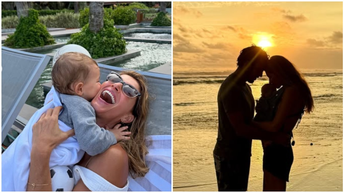 Ζιζέλ Μπούντχεν – Χοακίμ Βαλεντέ: Ο πρώτος χρόνος με τον γιο τους μέσα από σπάνιες οικογενειακές φωτογραφίες