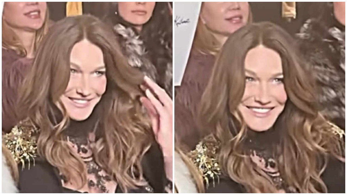 Η Κάρλα Μπρούνι στο haute couture show της Celia Kritharioti στο Παρίσι!