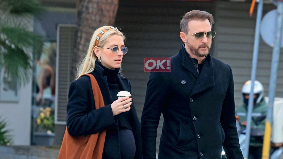 Κώστας Καραφώτης – Κάτια Μάνου: Xέρι-χέρι στο κέντρο της Γλυφάδας λίγο πριν γίνουν γονείς