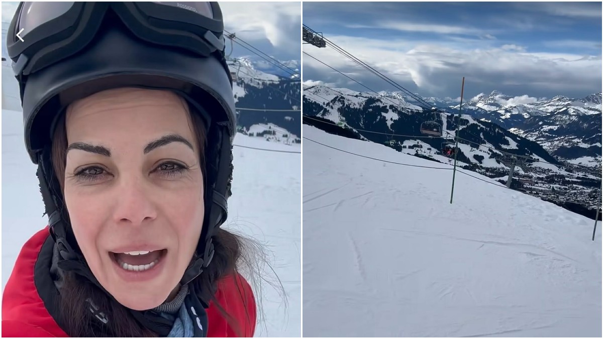 Εύη Βατίδου: Το μαγευτικό της ταξίδι στη χιονισμένη Γαλλία