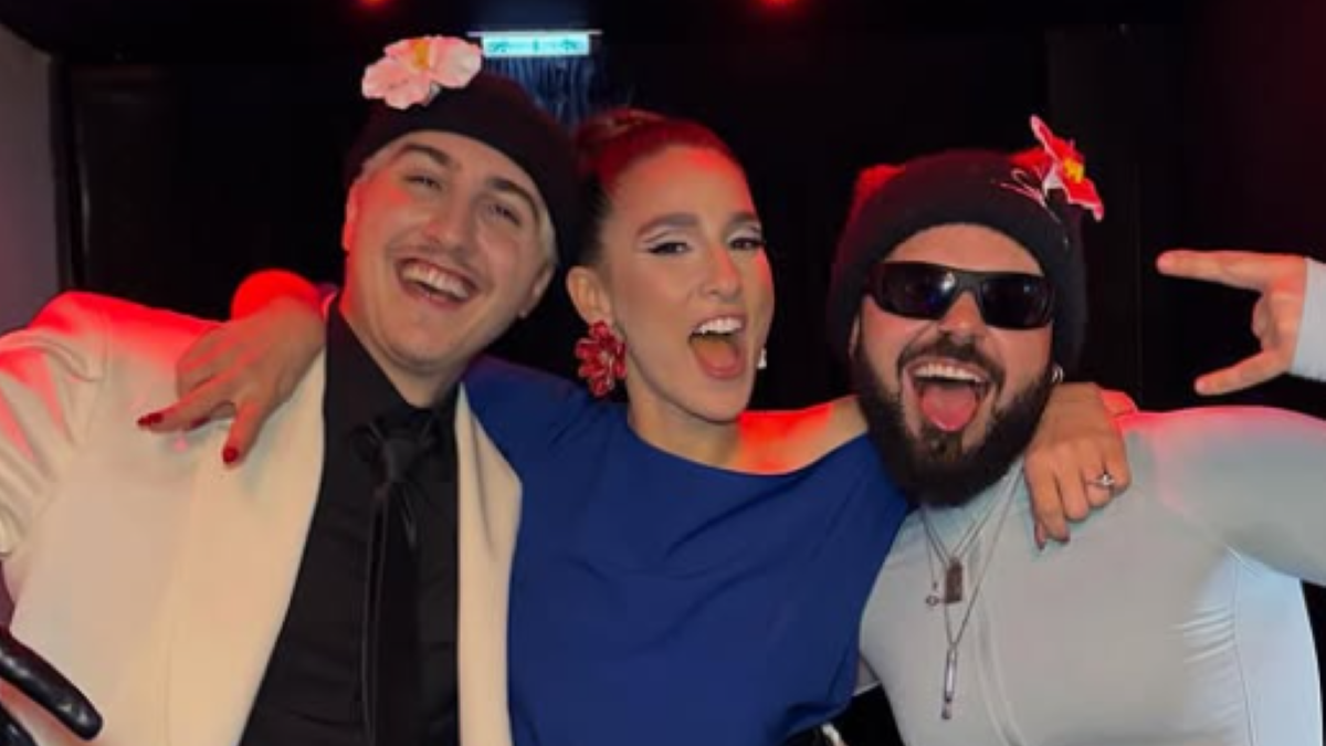 Eurovision Party: Ο Good Job Nicky μπήκε από την πίσω είσοδο μαζί με τη σύντροφό του